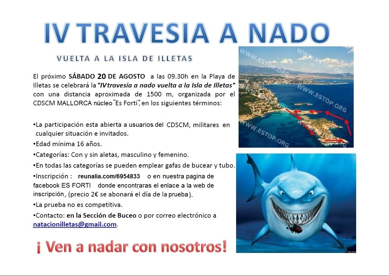 cartel travesia illetas