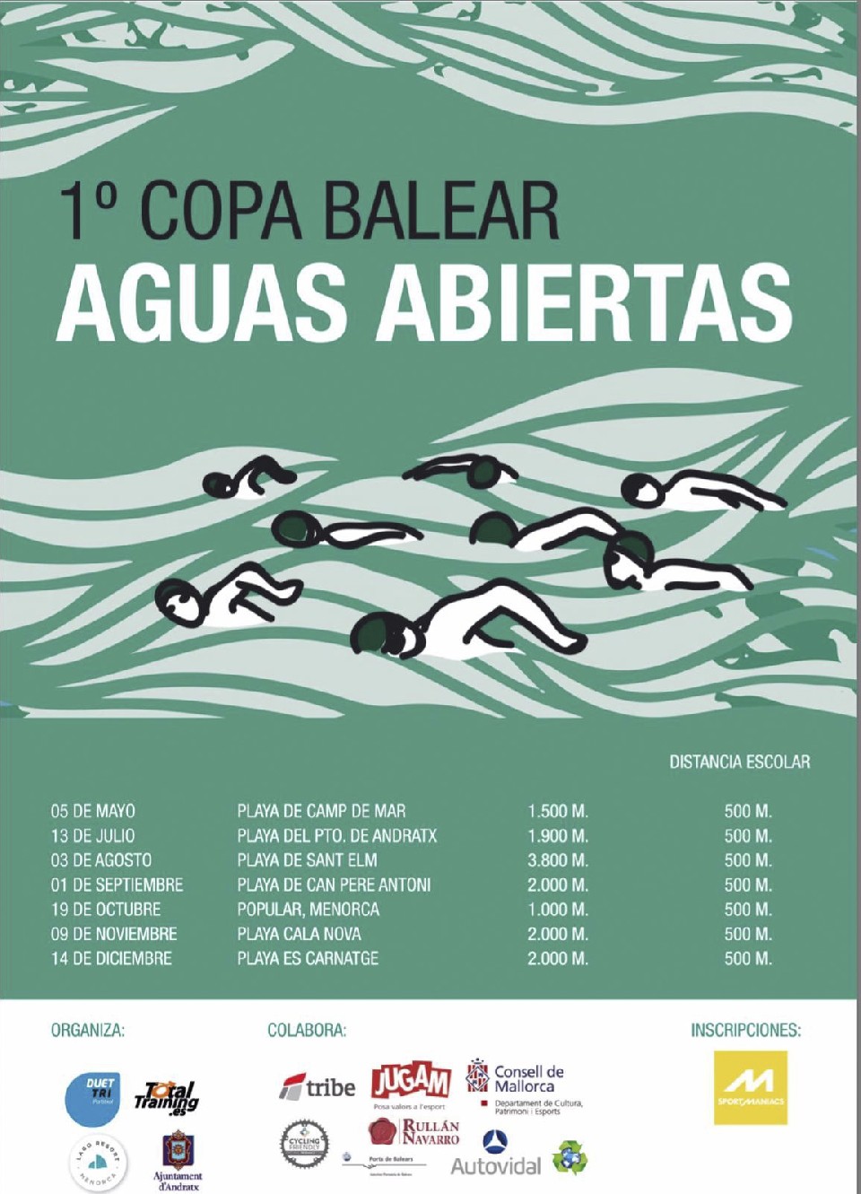 1a Copa Balear Aigües Obertes. Camp de Mar